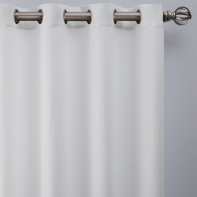 Esteem 100% Linen Light-Filtering Semi-Sheer Window Panel