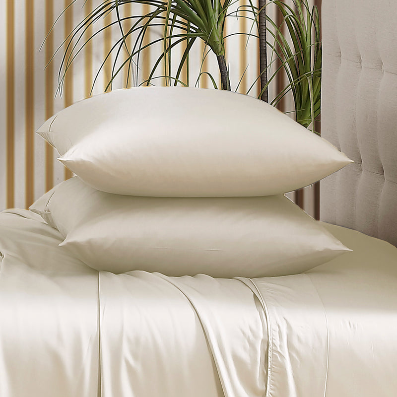Brielle Home 300 Thread Count 100% Viscose from Bamboo Sateen Sheet Set  & Pillowcase