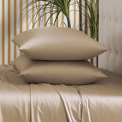 Brielle Home 300 Thread Count 100% Viscose from Bamboo Sateen Sheet Set  & Pillowcase