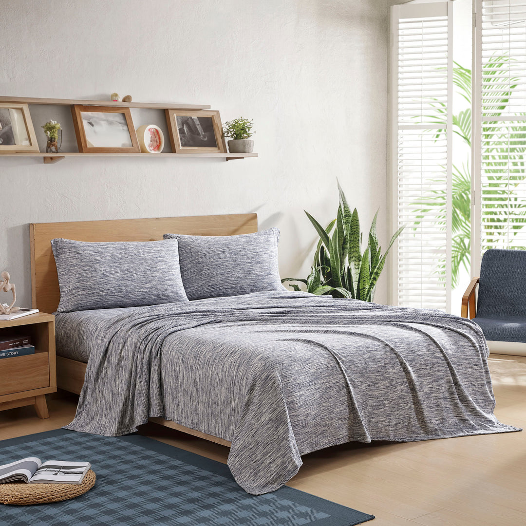 Brielle Home 100 Cotton Jersey Knit Sheet Set LinensNow