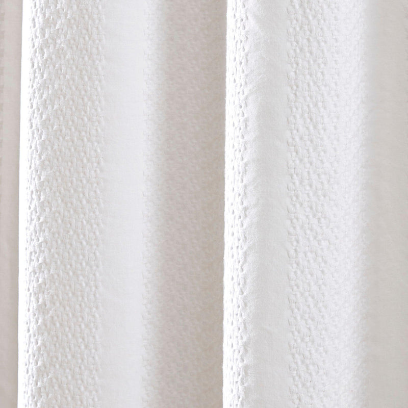 Brielle Home Billie 100% Cotton Shower Curtain - LinensNow