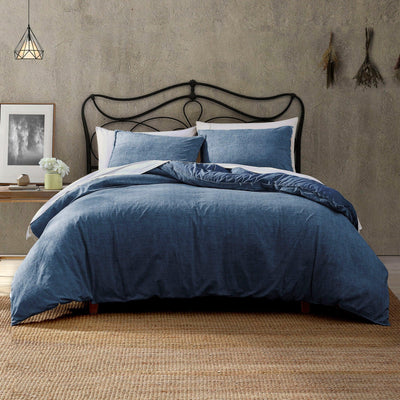 Brielle Home Callan 100% Cotton 3 Piece Comforter Set - LinensNow