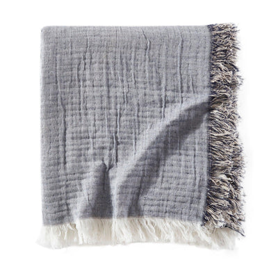 Brielle Home Denver 100% Cotton Throw Blanket - LinensNow