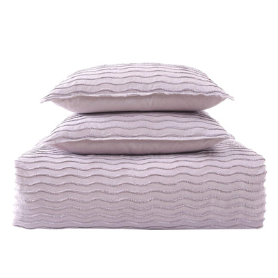 Brielle Home Mabel 100% Cotton Solid Tufted Comforter Set - LinensNow