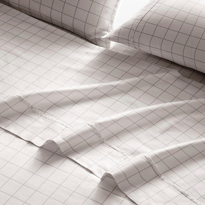 Brielle Home 300 Thread Count Printed 100% Cotton Sheet Set - LinensNow