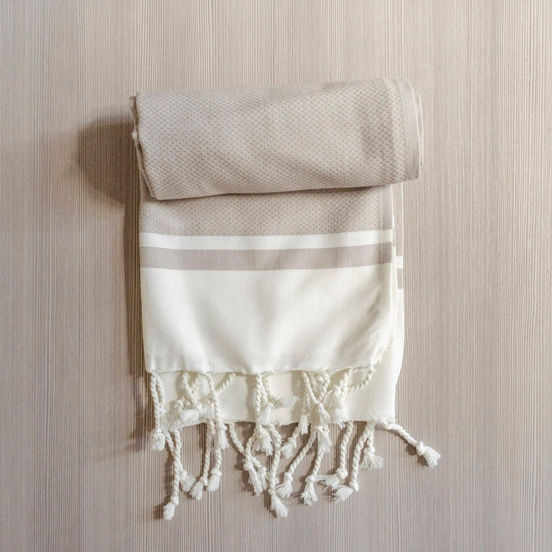 Brielle Home Morro 100% Cotton Turkish Peshtemal Towel - LinensNow