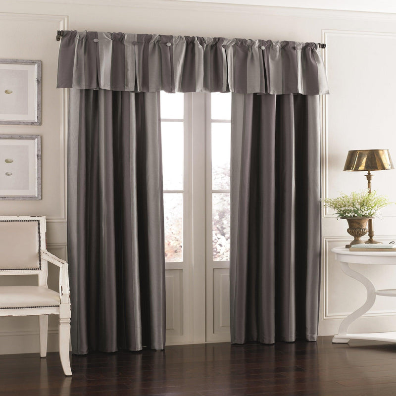 Valeron® Otello Stripe Window Curtain Panels - LinensNow