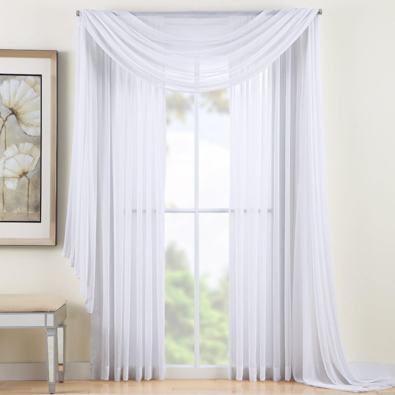 Brielle Home Reverie Sheer Window Curtain Panel - LinensNow